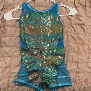 Colorful Sequin Leotard